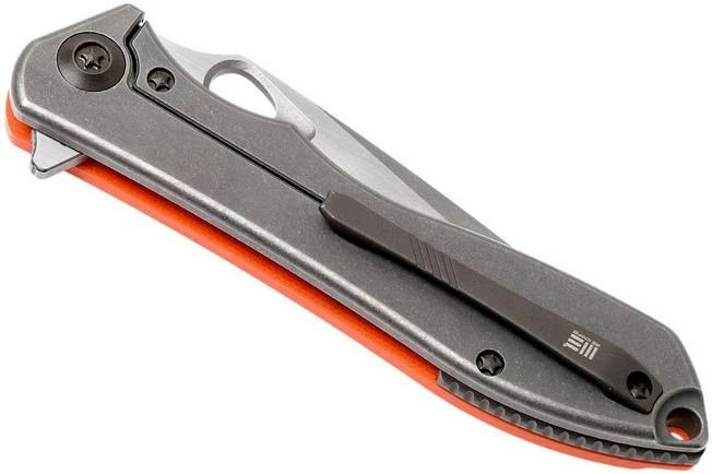 WE Knife 715B Ignition, Orange G10, Stonewashed Blade, Pocket Knife 6 WE Knife 715B Ignition, Orange G10, Stonewashed Blade, Pocket Knife - Image 4