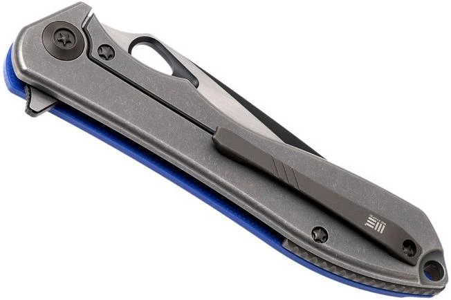 WE Knife 715C Ignition, Blue G10, Two Tone Blade, Pocket Knife 6 WE Knife 715C Ignition, Blue G10, Two Tone Blade, Pocket Knife - Image 4