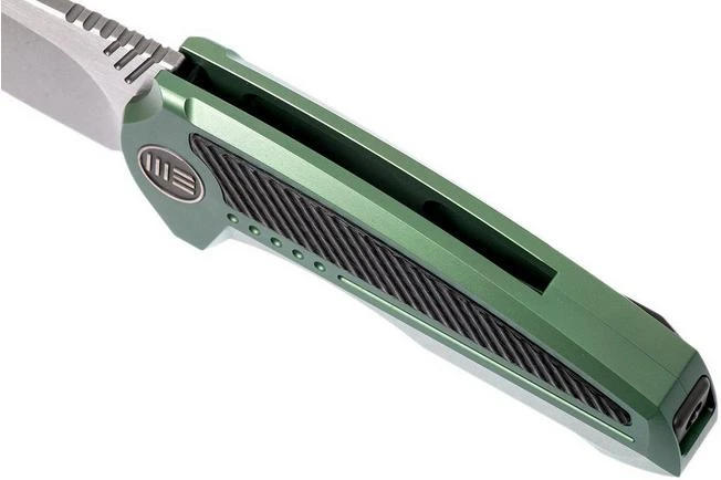 WE Knife 717F Valiant Green Ti, Carbon Fibre, Stonewashed, Pocket Knife 9 WE Knife 717F Valiant Green Ti, Carbon Fibre, Stonewashed, Pocket Knife - Image 7