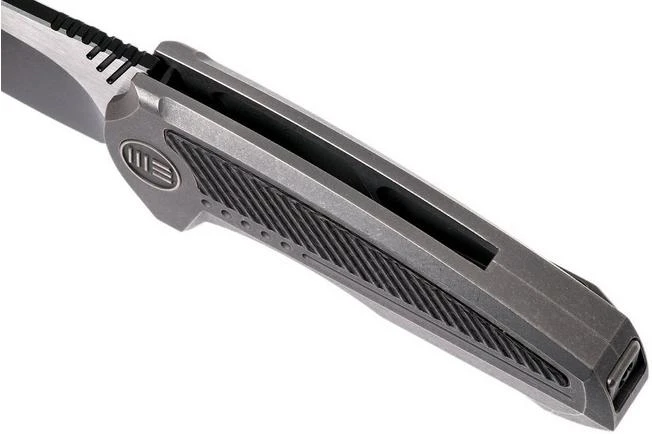 WE Knife 717G Valiant Grey Ti, Carbon Fibre, Two Tone Blade, Pocket Knife 8 WE Knife 717G Valiant Grey Ti, Carbon Fibre, Two Tone Blade, Pocket Knife - Image 6