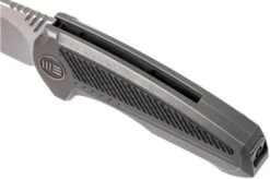 WE Knife 717H Valiant Grey Ti, Carbon Fibre, Stonewashed Blade, Pocket Knife -We Knife WK717H 07 we knife wk717h 07