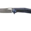 WE Knife Caliber 808A Pocket Knife, Blue Ti, CF Inlay, Satin Blade 1 WE Knife Caliber 808A Pocket Knife, Blue Ti, CF Inlay, Satin Blade -We Knife WK808A 01 we knife