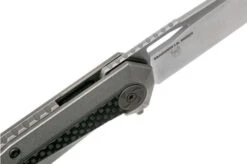 WE Knife Caliber 808B Pocket Knife, Grey Ti, CF Inlay, Satin Blade 16 WE Knife Caliber 808B Pocket Knife, Grey Ti, CF Inlay, Satin Blade -We Knife WK808B 06 we knife