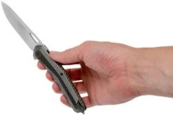 WE Knife Caliber 808B Pocket Knife, Grey Ti, CF Inlay, Satin Blade 18 WE Knife Caliber 808B Pocket Knife, Grey Ti, CF Inlay, Satin Blade -We Knife WK808B 08 we knife