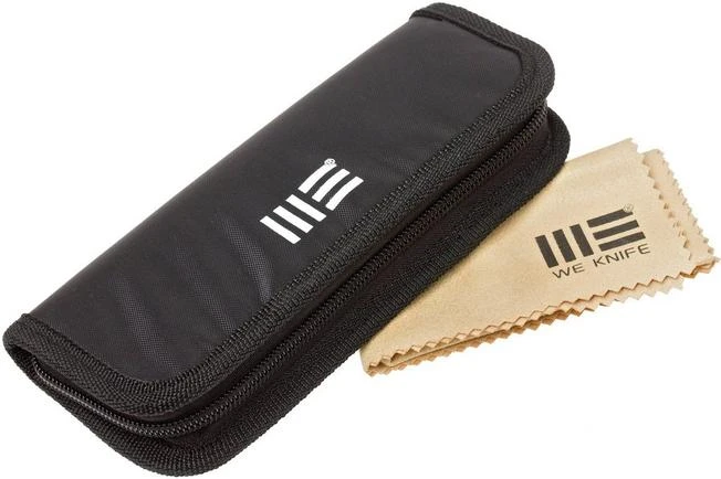 WE Knife Caliber 808B Pocket Knife, Grey Ti, CF Inlay, Satin Blade 11 WE Knife Caliber 808B Pocket Knife, Grey Ti, CF Inlay, Satin Blade - Image 9