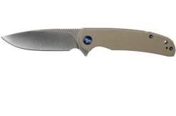 WE Knife Practic 809B Pocket Knife, Tan G10