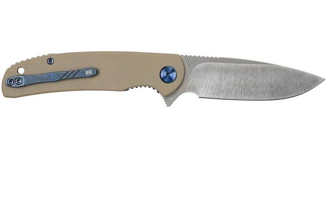 WE Knife Practic 809B Pocket Knife, Tan G10 4 WE Knife Practic 809B Pocket Knife, Tan G10 - Image 2