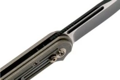 WE Knife Double Helix 815A Pocket Knife, Bronze Handle, Black Blade -We Knife WK815A 06 we knife