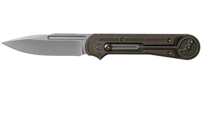 WE Knife Double Helix 815B Pocket Knife, Bronze Handle, Stonewashed Blade 3 WE Knife Double Helix 815B Pocket Knife, Bronze Handle, Stonewashed Blade