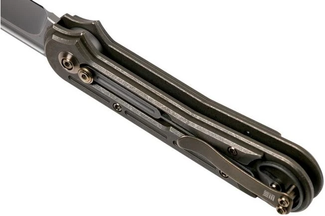 WE Knife Double Helix 815B Pocket Knife, Bronze Handle, Stonewashed Blade 7 WE Knife Double Helix 815B Pocket Knife, Bronze Handle, Stonewashed Blade - Image 5