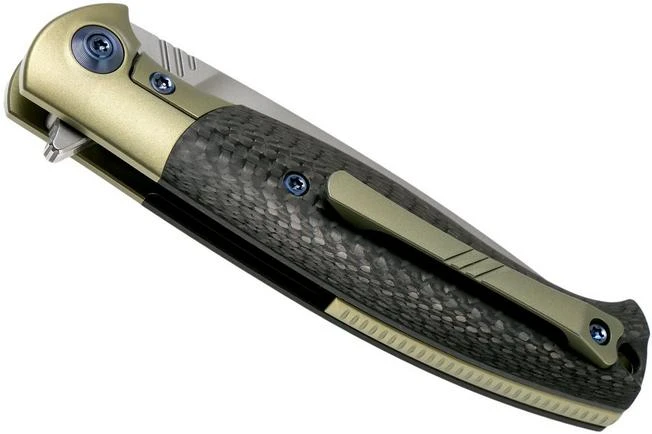 WE Knife Deacon 901C Pocket Knife, Gold 6 WE Knife Deacon 901C Pocket Knife, Gold - Image 4