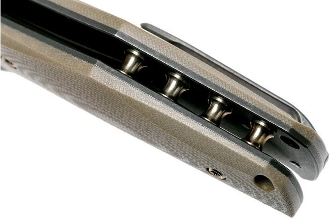 WE Knife JIXX 904B Pocket Knife, Tan G10, Mikkel Willumsen Design 7 WE Knife JIXX 904B Pocket Knife, Tan G10, Mikkel Willumsen Design - Image 5