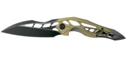WE Knife Arrakis 906A Pocket Knife, Gold Grey, Elijah Isham Design