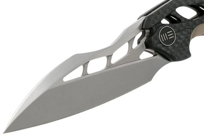 WE Knife Arrakis 906CF-A Pocket Knife, Satin, Champagne, Elijah Isham Design 5 WE Knife Arrakis 906CF-A Pocket Knife, Satin, Champagne, Elijah Isham Design - Image 3