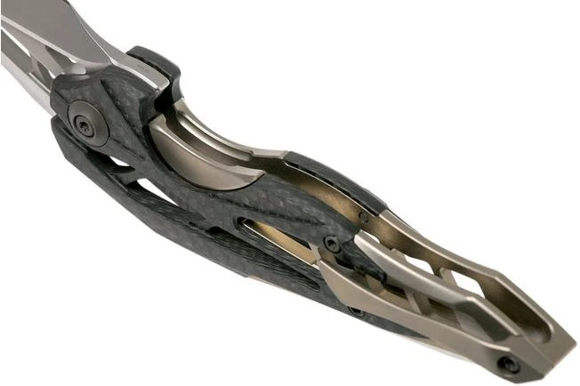 WE Knife Arrakis 906CF-A Pocket Knife, Satin, Champagne, Elijah Isham Design 7 WE Knife Arrakis 906CF-A Pocket Knife, Satin, Champagne, Elijah Isham Design - Image 5