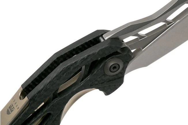 WE Knife Arrakis 906CF-A Pocket Knife, Satin, Champagne, Elijah Isham Design 8 WE Knife Arrakis 906CF-A Pocket Knife, Satin, Champagne, Elijah Isham Design - Image 6