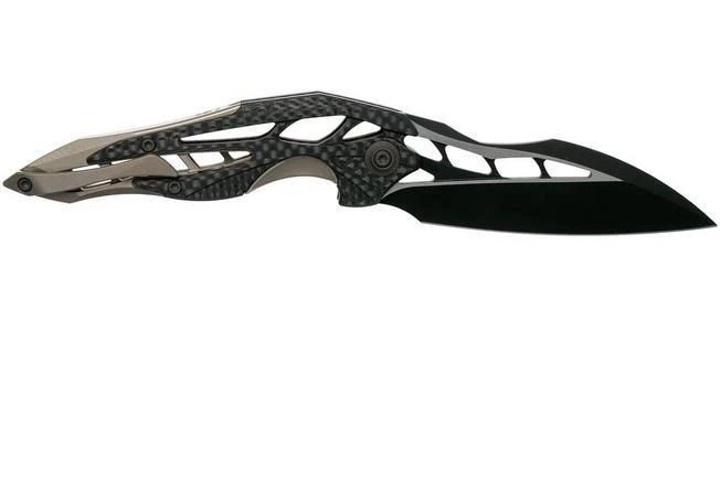 WE Knife Arrakis 906CF-B Pocket Knife, Black, Champagne, Elijah Isham Design 4 WE Knife Arrakis 906CF-B Pocket Knife, Black, Champagne, Elijah Isham Design - Image 2