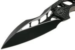 WE Knife Arrakis 906CF-B Pocket Knife, Black, Champagne, Elijah Isham Design -We Knife WK906CF B 03 we knife 1