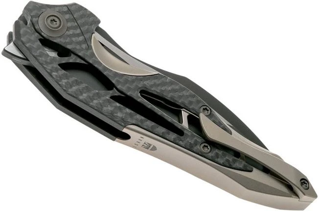 WE Knife Arrakis 906CF-B Pocket Knife, Black, Champagne, Elijah Isham Design 6 WE Knife Arrakis 906CF-B Pocket Knife, Black, Champagne, Elijah Isham Design - Image 4