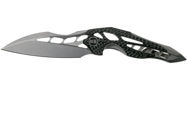 WE Knife Arrakis 906CF-C Pocket Knife, Satin, Gray, Elijah Isham Design 3 WE Knife Arrakis 906CF-C Pocket Knife, Satin, Gray, Elijah Isham Design