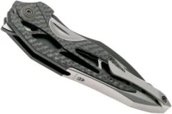 WE Knife Arrakis 906CF-D Pocket Knife, Black, Gray, Elijah Isham Design -We Knife WK906CF D 04 we knife