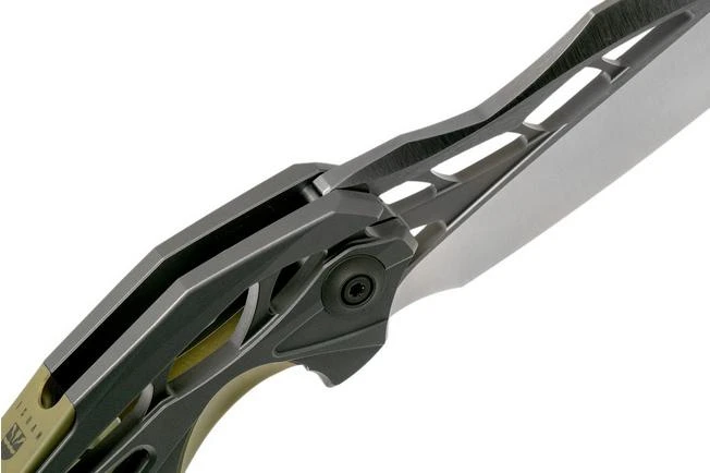 WE Knife Arrakis 906C Pocket Knife, Gold Grey Satin, Elijah Isham Design 8 WE Knife Arrakis 906C Pocket Knife, Gold Grey Satin, Elijah Isham Design - Image 6