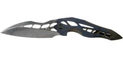 WE Knife Arrakis 906DS-1 Damasteel, Titanium Pocket Knife, Elijah Isham Design