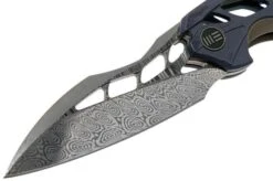 WE Knife Arrakis 906DS-1 Damasteel, Titanium Pocket Knife, Elijah Isham Design -We Knife WK906DS 1 03 we knife