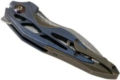 WE Knife Arrakis 906DS-1 Damasteel, Titanium Pocket Knife, Elijah Isham Design -We Knife WK906DS 1 04 we knife