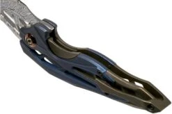 WE Knife Arrakis 906DS-1 Damasteel, Titanium Pocket Knife, Elijah Isham Design -We Knife WK906DS 1 05 we knife