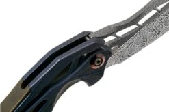 WE Knife Arrakis 906DS-1 Damasteel, Titanium Pocket Knife, Elijah Isham Design -We Knife WK906DS 1 06 we knife