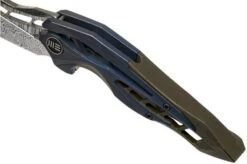 WE Knife Arrakis 906DS-1 Damasteel, Titanium Pocket Knife, Elijah Isham Design -We Knife WK906DS 1 07 we knife