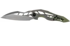 WE Knife Arrakis 906D Pocket Knife, Grey Green Satin, Elijah Isham Design