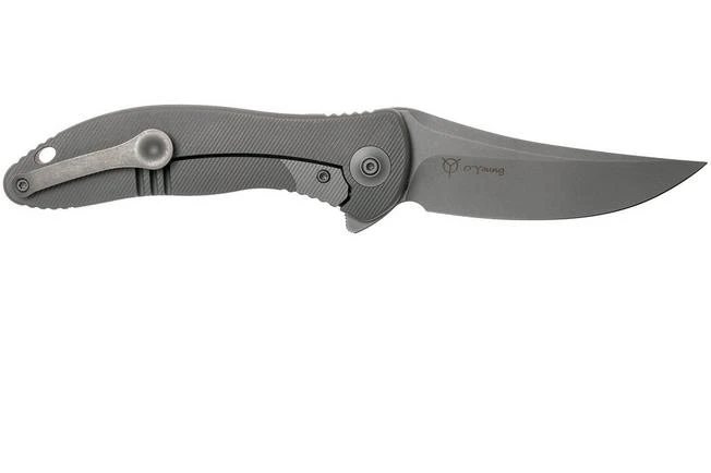 WE Knife 912A Synergy2 Grey Pocket Knife, Jim O’Young Design 4 WE Knife 912A Synergy2 Grey Pocket Knife, Jim O’Young Design - Image 2