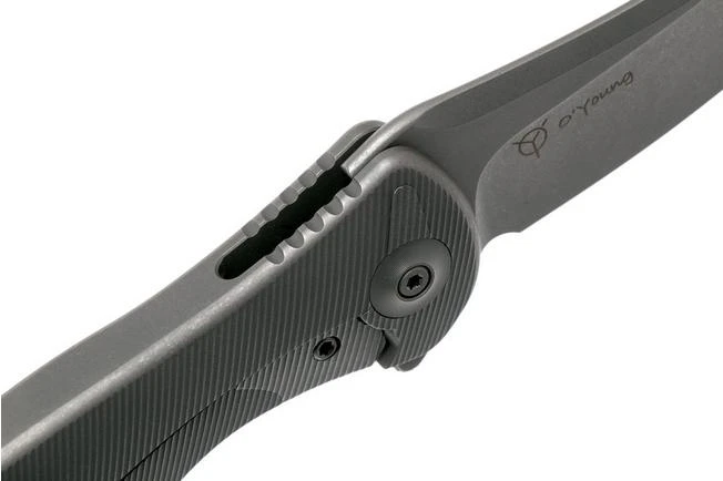 WE Knife 912A Synergy2 Grey Pocket Knife, Jim O’Young Design 8 WE Knife 912A Synergy2 Grey Pocket Knife, Jim O’Young Design - Image 6