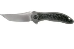WE Knife 912CF-B Synergy2 Shredded Carbon Fibre Tanto Pocket Knife, Jim O’Young Design