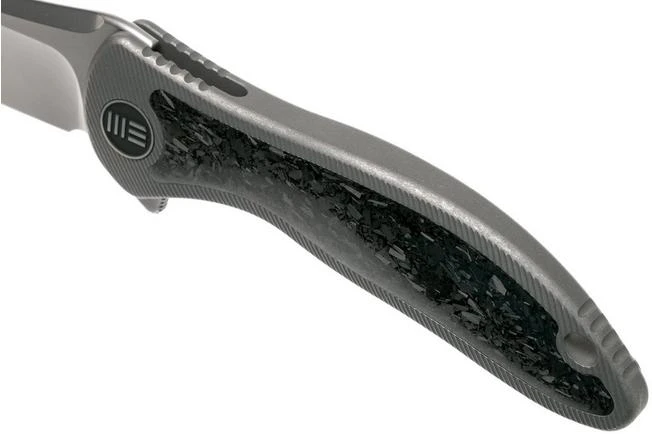 WE Knife 912CF-B Synergy2 Shredded Carbon Fibre Tanto Pocket Knife, Jim O’Young Design 9 WE Knife 912CF-B Synergy2 Shredded Carbon Fibre Tanto Pocket Knife, Jim O’Young Design - Image 7