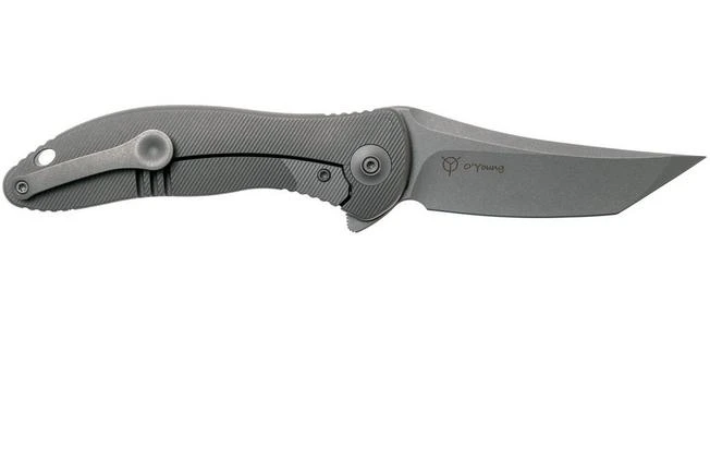 WE Knife 912C Synergy2 Grey Tanto Pocket Knife, Jim O’Young Design 4 WE Knife 912C Synergy2 Grey Tanto Pocket Knife, Jim O’Young Design - Image 2