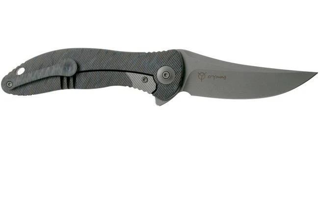 WE Knife 912E Synergy2 Marble Grey Pocket Knife, Jim O’Young Design 4 WE Knife 912E Synergy2 Marble Grey Pocket Knife, Jim O’Young Design - Image 2