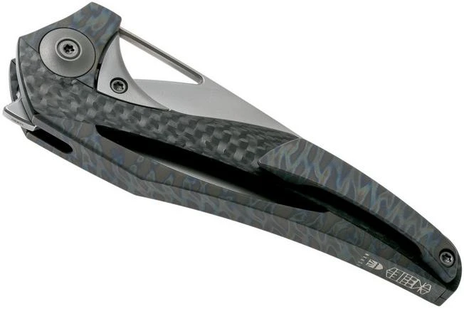 WE Knife 918B ÆternA Marble Blue Pocket Knife, Elijah Isham Design 6 WE Knife 918B ÆternA Marble Blue Pocket Knife, Elijah Isham Design - Image 4