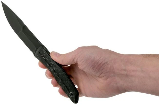 WE Knife Reazio 921B Black Stonewashed, Shredded Carbon Fibre, Toni Tietzel Design 8 WE Knife Reazio 921B Black Stonewashed, Shredded Carbon Fibre, Toni Tietzel Design - Image 6