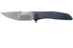 WE Knife Scoppio 923A Blue, Stonewashed Pocket Knife, Toni Tietzel Design