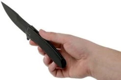 WE Knife Scoppio 923D Black, Blackwashed Pocket Knife, Toni Tietzel Design -We Knife WK923D 08 we knife