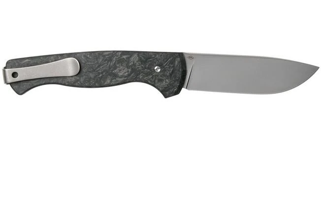 WE Knife MRF 925A Marble Carbon Fibre, Polished Beadblast Slipjoint Pocket Knife, Markus Reichart Design 4 WE Knife MRF 925A Marble Carbon Fibre, Polished Beadblast Slipjoint Pocket Knife, Markus Reichart Design - Image 2