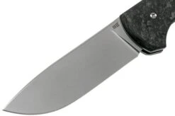 WE Knife MRF 925C Shredded Carbon Fibre, Polished Beadblast Slipjoint Pocket Knife, Markus Reichart Design -We Knife WK925C 03 we knife