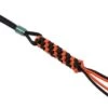 WE Knife A-01C Paracord Lanyard With Titanium Bead, Orange-black -We Knife WKA 01C 01 we knife lanyard wka 01c 01