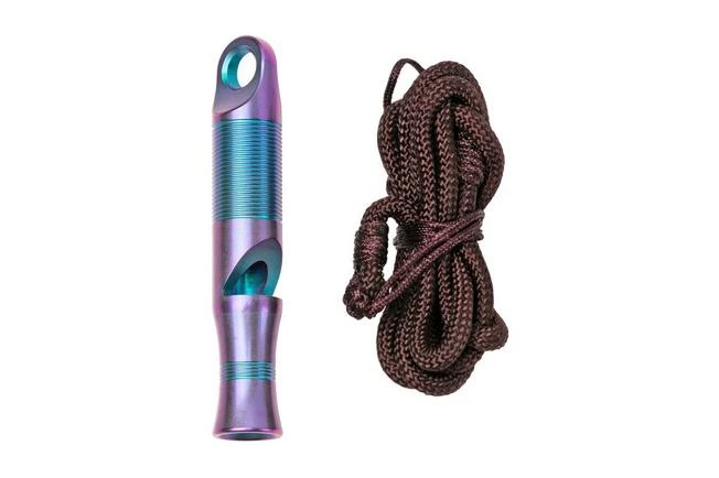 WE Knife Titanium A-05AP 120dB Purple, Emergency Whistle 5 WE Knife Titanium A-05AP 120dB Purple, Emergency Whistle - Image 3