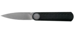 WE Knife Eidolon Drop Point, Integral Black G10 WE19074A-B Pocket Knife, Justin Lundquist Design