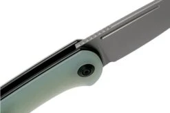 WE Knife Saakshi WE20020C-4 Stonewashed, Natural G10 Pocket Knife -We Knife WKWE20020C 4 06 we knife 1