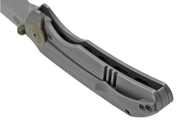 WE Knife Thug XL, WKWE20028D-1, Grey Titanium, Grey CPM-20CV Pocket Knife 6 WE Knife Thug XL, WKWE20028D-1, Grey Titanium, Grey CPM-20CV Pocket Knife - Image 4